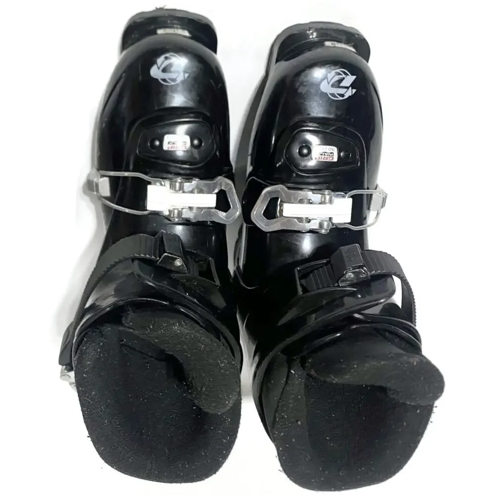 Dalbello Green Gaia 2 GW Youth Ski Boots Size 6.5 Black 2-Buckle GripWalk Junior